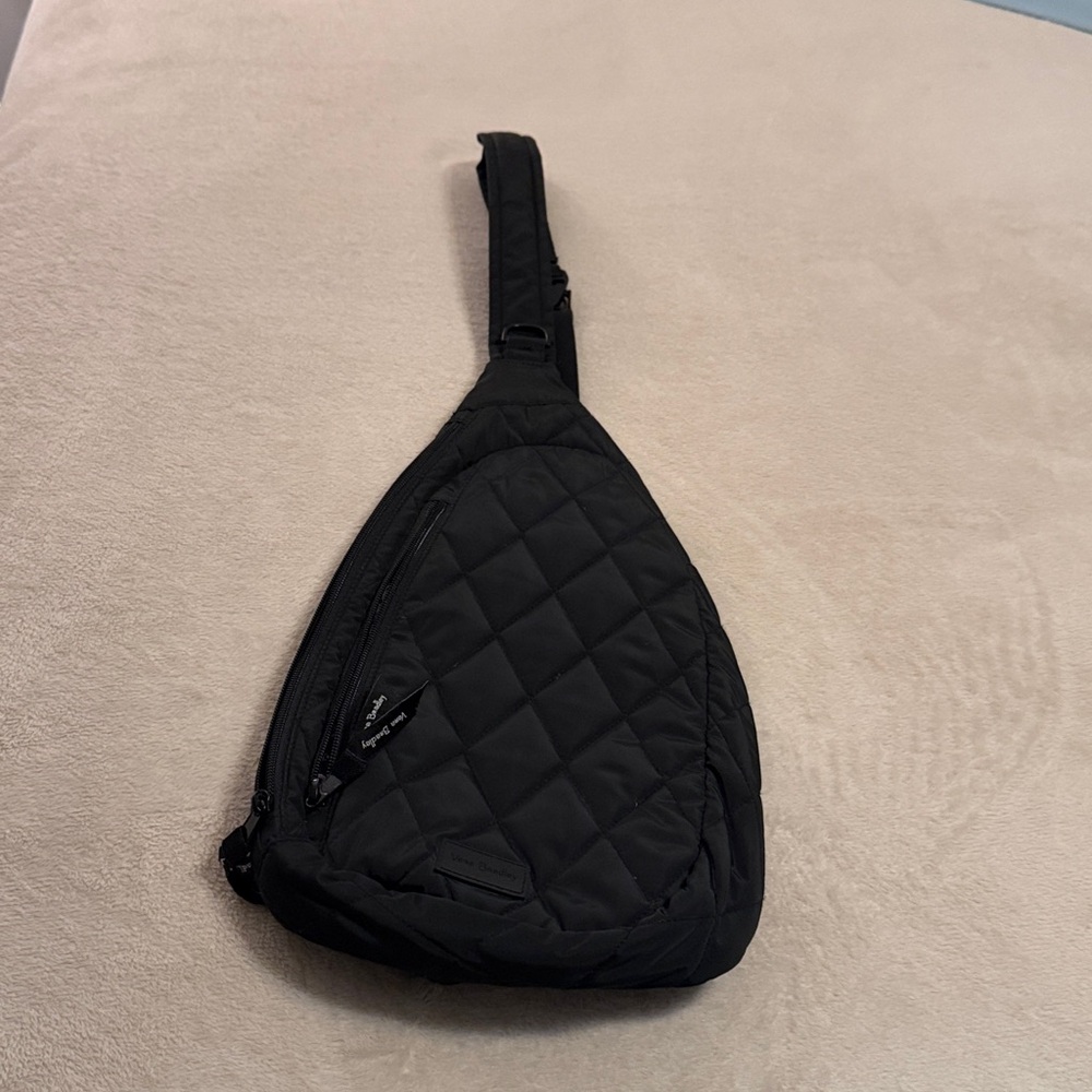 *Vera Bradley Black Quilted Crossbody